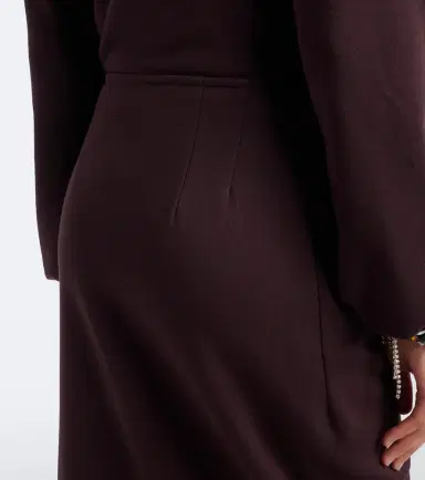 Dries Van Noten Ruffled cotton jersey midi skirt | Thumbnail 3