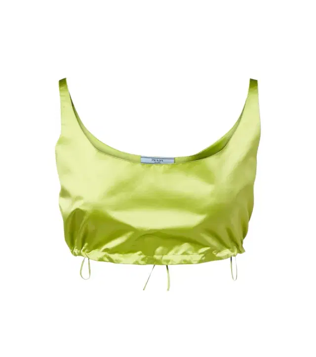 Prada Silk duchesse crop top