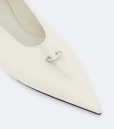 Toteme Pierced embellished leather pumps | Thumbnail 3