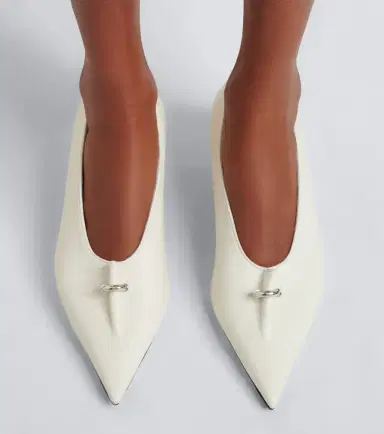 Toteme Pierced embellished leather pumps | Thumbnail 6