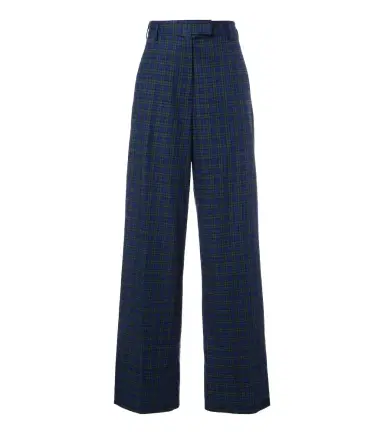Dries Van Noten Plaid cotton flannel wide-leg pants | Thumbnail 1 Dries Van Noten Plaid cotton flannel wide-leg pants | Thumbnail 1