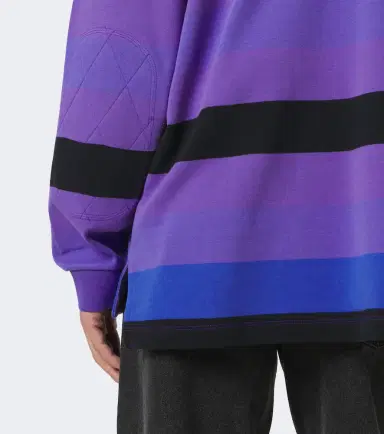 ERL Striped cotton jersey polo shirt | Thumbnail 2