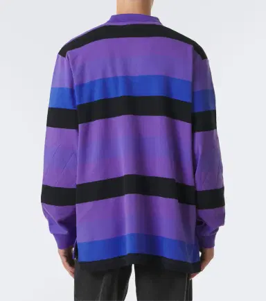 ERL Striped cotton jersey polo shirt | Thumbnail 5