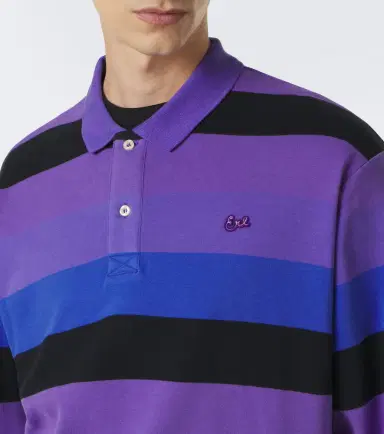 ERL Striped cotton jersey polo shirt | Thumbnail 6