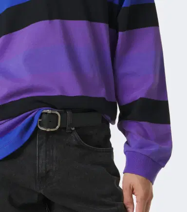 ERL Striped cotton jersey polo shirt | Thumbnail 7