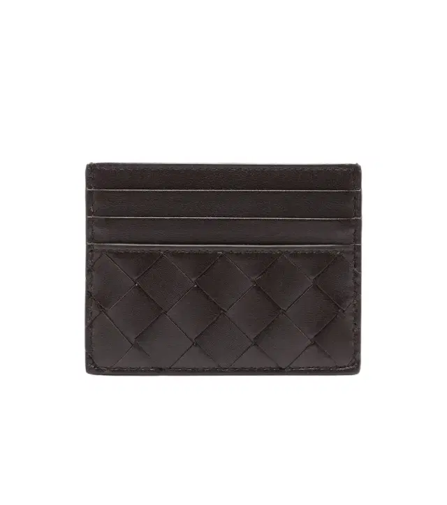 Bottega Veneta Intrecciato leather card holder