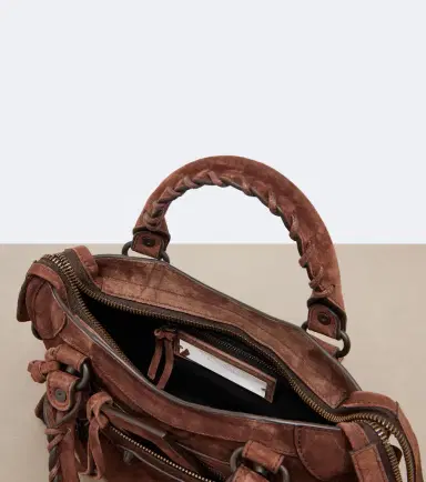 Balenciaga Le City Mini suede top-handle bag | Thumbnail 2