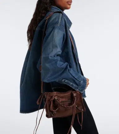 Balenciaga Le City Mini suede top-handle bag | Thumbnail 5