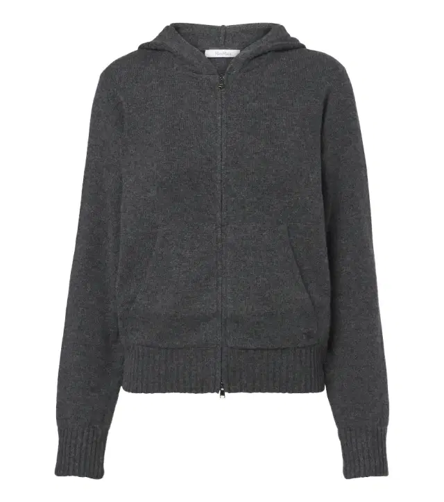 Max Mara Cashmere zip-up hoodie