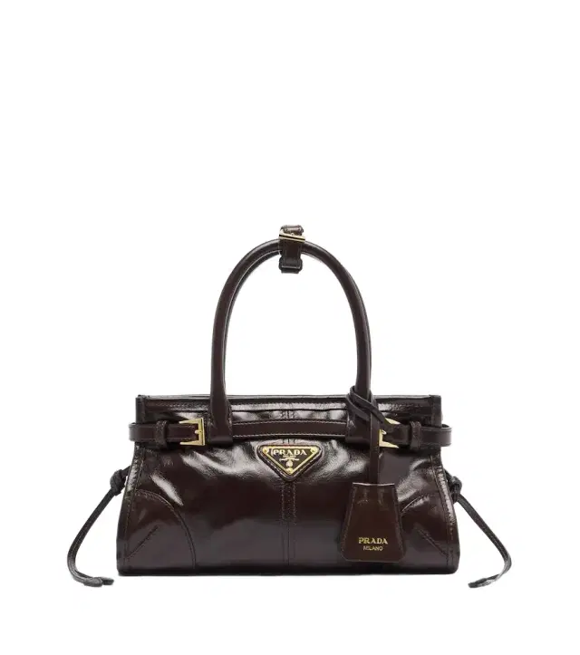 Prada Bonnie Mini leather top-handle bag