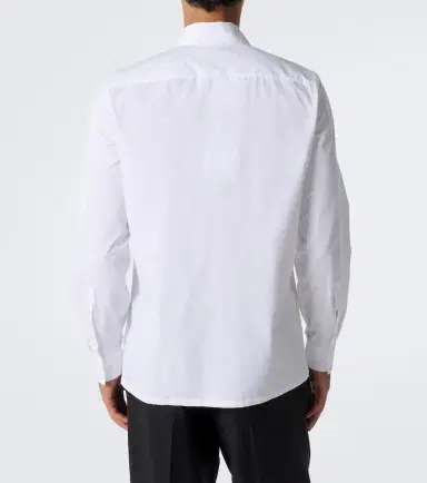 Givenchy Logo embroidered cotton poplin shirt | Thumbnail 4