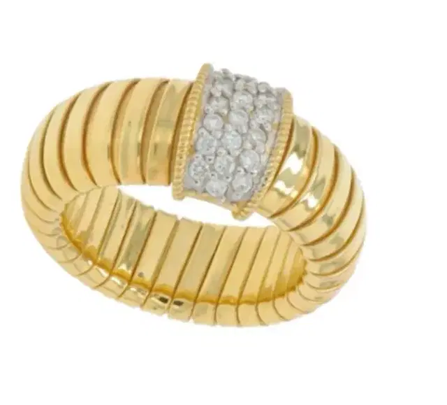 Wish Fine Jewelry 0.25ct Diamond 14K Gold Pave Ring