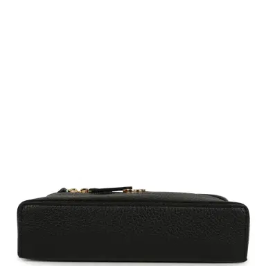 Chanel Chanel "Supple" Top Handle Long Vanity Case with Chain Black Grained Calfskin Gold Hardware | Thumbnail 6