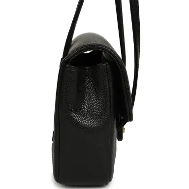 Chanel Chanel Mini Preppy Coco Clutch with Straps Black Shiny Caviar Brushed Gold Hardware | Thumbnail 3