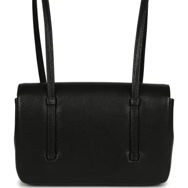 Chanel Chanel Mini Preppy Coco Clutch with Straps Black Shiny Caviar Brushed Gold Hardware | Thumbnail 4
