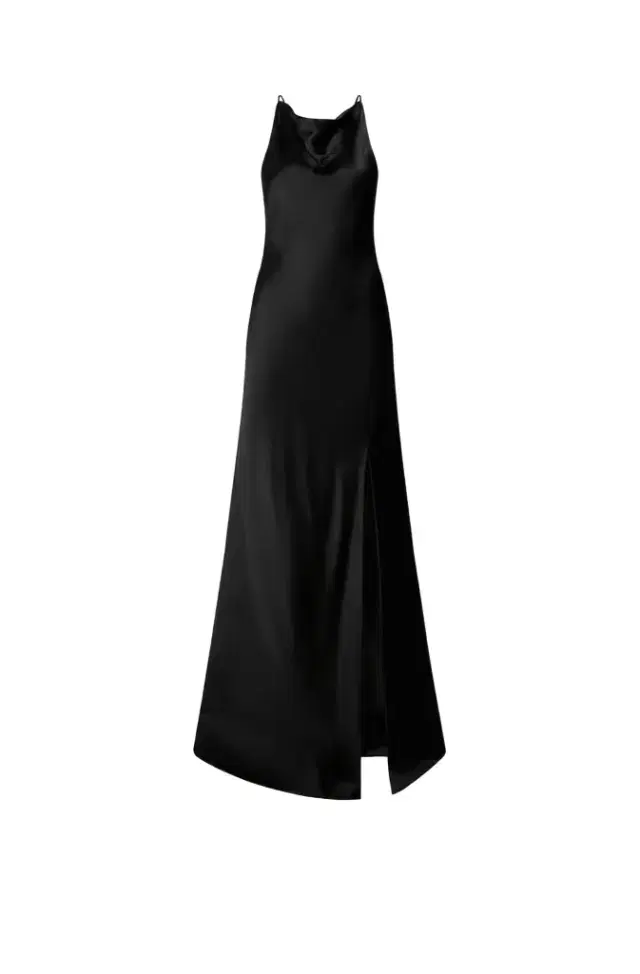 Lapointe Satin Halter Gown