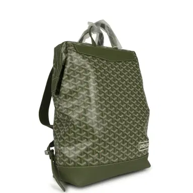 goyard Goyard Goyardine Cisalpin Backpack Khaki Palladium Hardware | Thumbnail 2 goyard Goyard Goyardine Cisalpin Backpack Khaki Palladium Hardware | Thumbnail 2