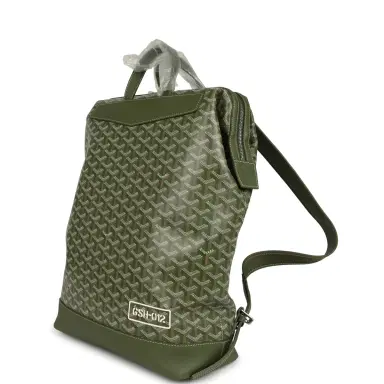 goyard Goyard Goyardine Cisalpin Backpack Khaki Palladium Hardware | Thumbnail 5 goyard Goyard Goyardine Cisalpin Backpack Khaki Palladium Hardware | Thumbnail 5