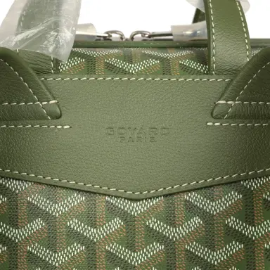 goyard Goyard Goyardine Cisalpin Backpack Khaki Palladium Hardware | Thumbnail 7 goyard Goyard Goyardine Cisalpin Backpack Khaki Palladium Hardware | Thumbnail 7