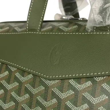 goyard Goyard Goyardine Cisalpin Backpack Khaki Palladium Hardware | Thumbnail 9 goyard Goyard Goyardine Cisalpin Backpack Khaki Palladium Hardware | Thumbnail 9