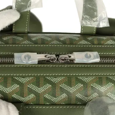 goyard Goyard Goyardine Cisalpin Backpack Khaki Palladium Hardware | Thumbnail 10 goyard Goyard Goyardine Cisalpin Backpack Khaki Palladium Hardware | Thumbnail 10