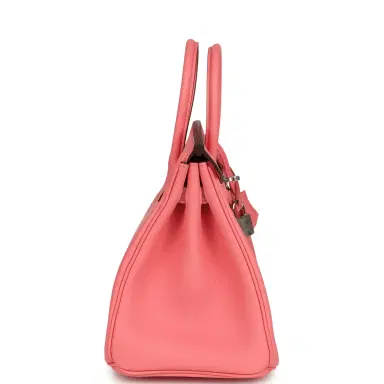 HERMÈS Hermes Birkin 25 Rose D'Ete Swift Palladium Hardware | Thumbnail 3