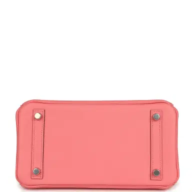 HERMÈS Hermes Birkin 25 Rose D'Ete Swift Palladium Hardware | Thumbnail 6