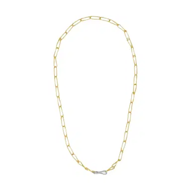 MARCO BICEGO Marco Bicego Marrakech Onde 18K Yellow & White Gold Diamond Necklace by The Solist | Thumbnail 1 MARCO BICEGO Marco Bicego Marrakech Onde 18K Yellow & White Gold Diamond Necklace by The Solist | Thumbnail 1