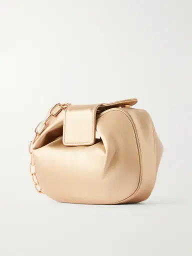 Gabriela Hearst Soft Demi Satin Clutch | Thumbnail 4 Gabriela Hearst Soft Demi Satin Clutch | Thumbnail 4