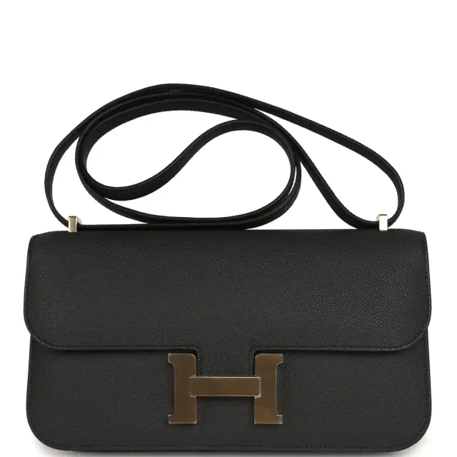 HERMÈS Hermes Constance Elan Plomb Epsom Gold Hardware