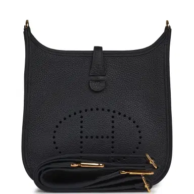 HERMÈS Hermes Evelyne 23 Caban Clemence Gold Hardware | Thumbnail 1 HERMÈS Hermes Evelyne 23 Caban Clemence Gold Hardware | Thumbnail 1