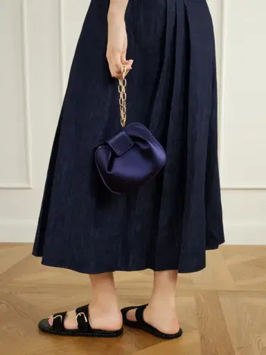 Gabriela Hearst Soft Demi Satin Clutch | Thumbnail 2 Gabriela Hearst Soft Demi Satin Clutch | Thumbnail 2