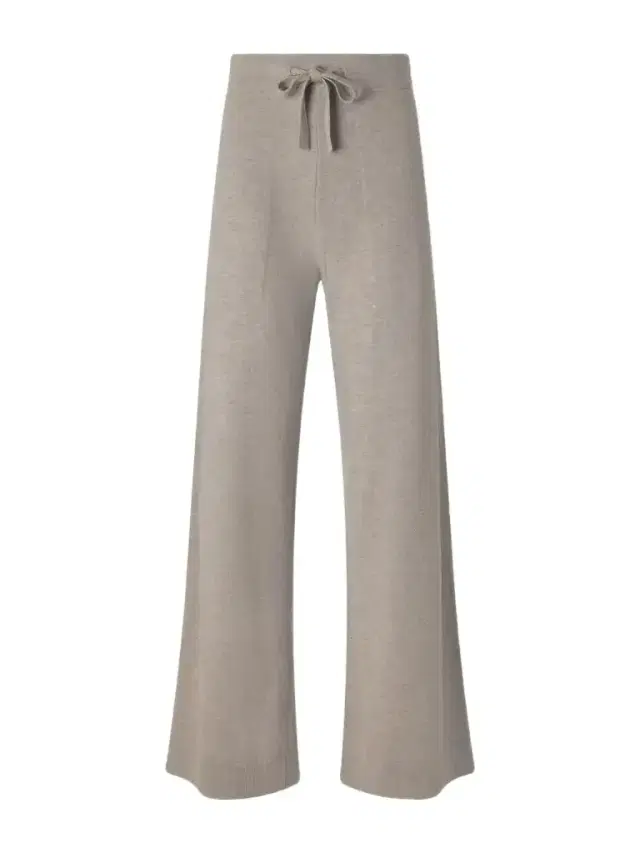 Le Kasha Suria Ribbed Organic Cashmere Wide-leg Pants