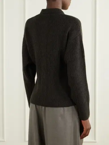 Le Kasha Kalaru Ribbed Cashmere Cardigan | Thumbnail 3