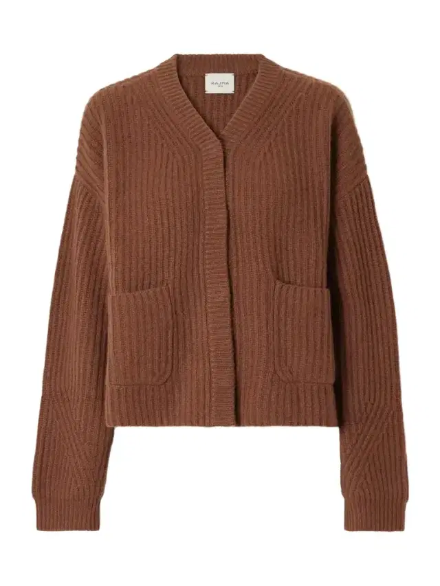 Le Kasha Bresil Ribbed Cashmere Cardigan