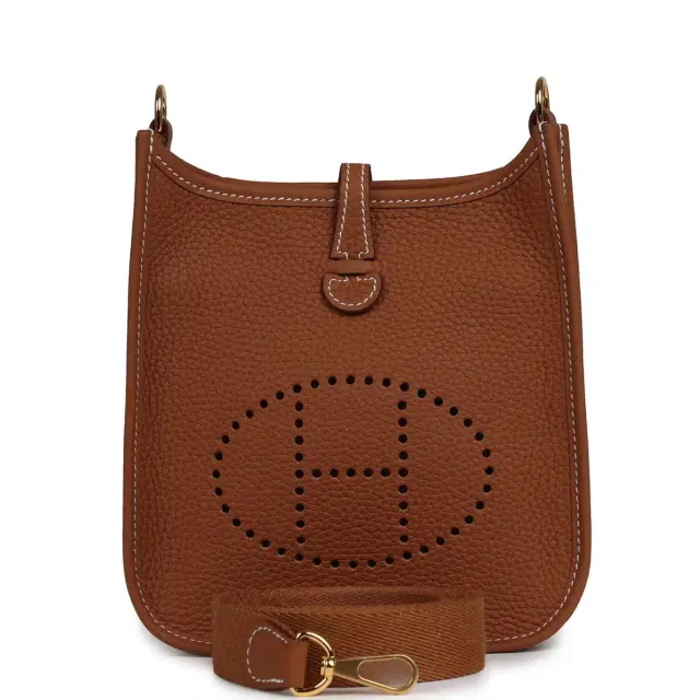 HERMÈS Hermes Evelyne TPM Gold Clemence Gold Hardware