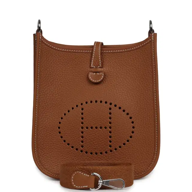 HERMÈS Hermes Evelyne TPM Gold Clemence Palladium Hardware