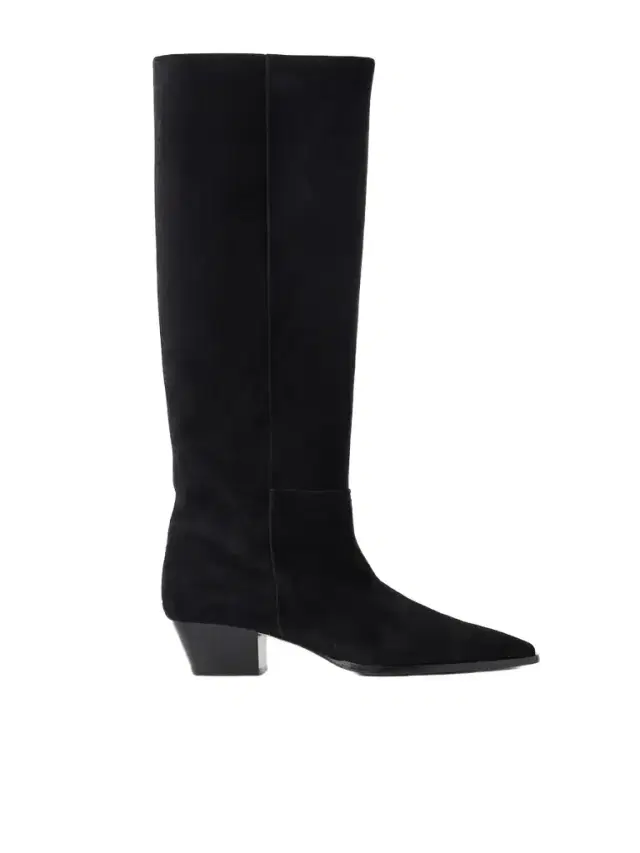 aeyde Medea 40 Suede Knee Boots