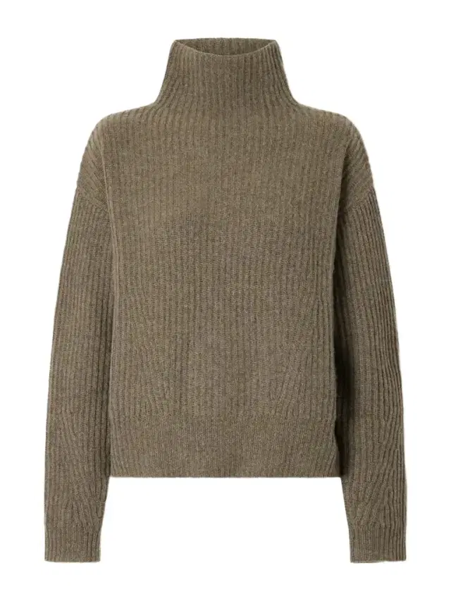 Le Kasha Verbier Ribbed Cashmere Turtleneck Sweater