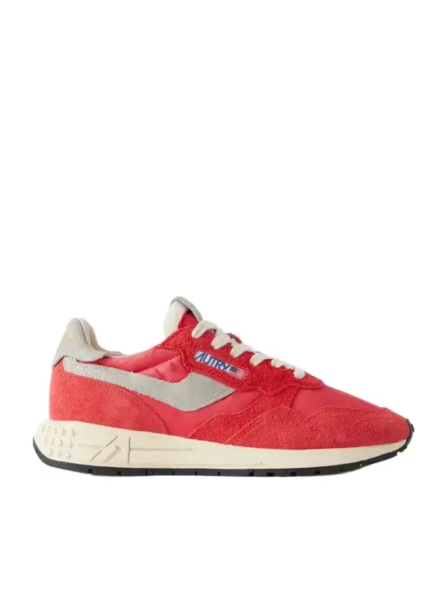 Autry Windspin Suede-trimmed Shell Sneakers