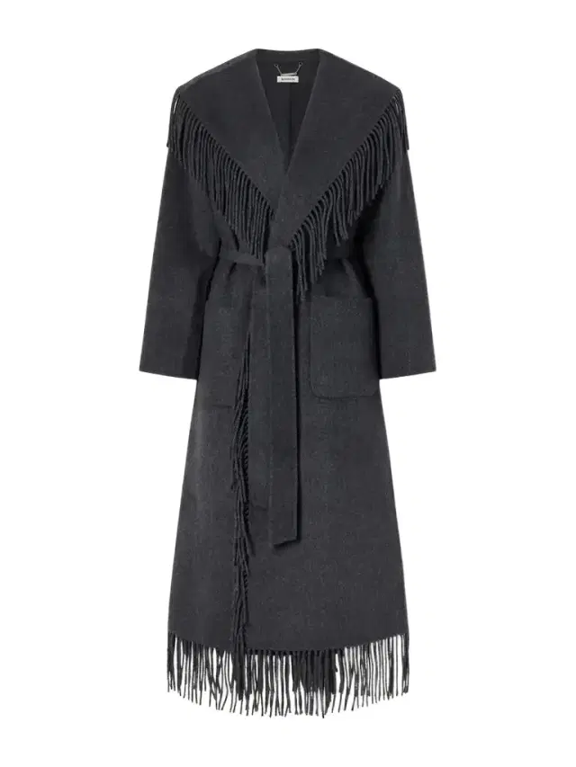 Simkhai Carrie Fringed Wool-blend Coat