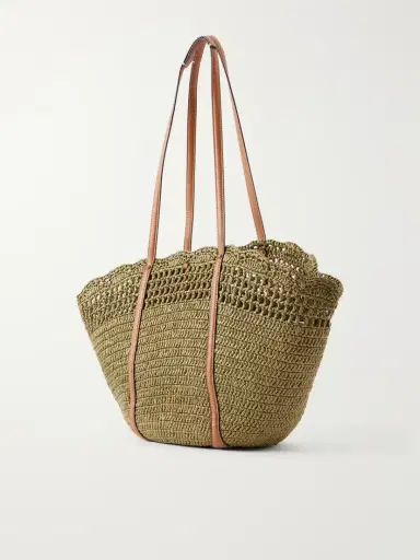 Ulla Johnson Marina Leather-trimmed Raffia Tote - Unknown | Thumbnail 4