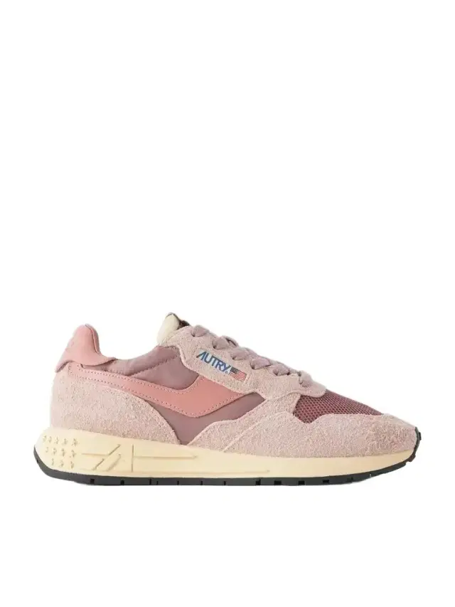 Autry Reelwind Low Leather And Suede-trimmed Mesh And Shell Sneakers