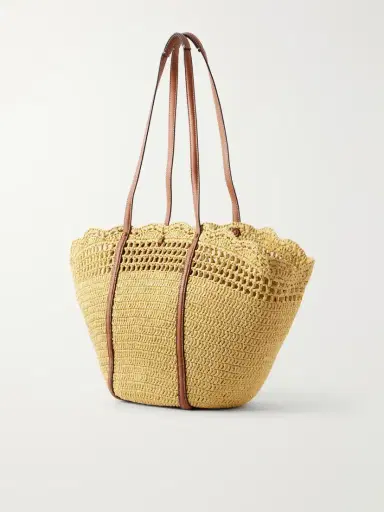 Ulla Johnson Marina Leather-trimmed Raffia Tote - Unknown | Thumbnail 4 Ulla Johnson Marina Leather-trimmed Raffia Tote - Unknown | Thumbnail 4
