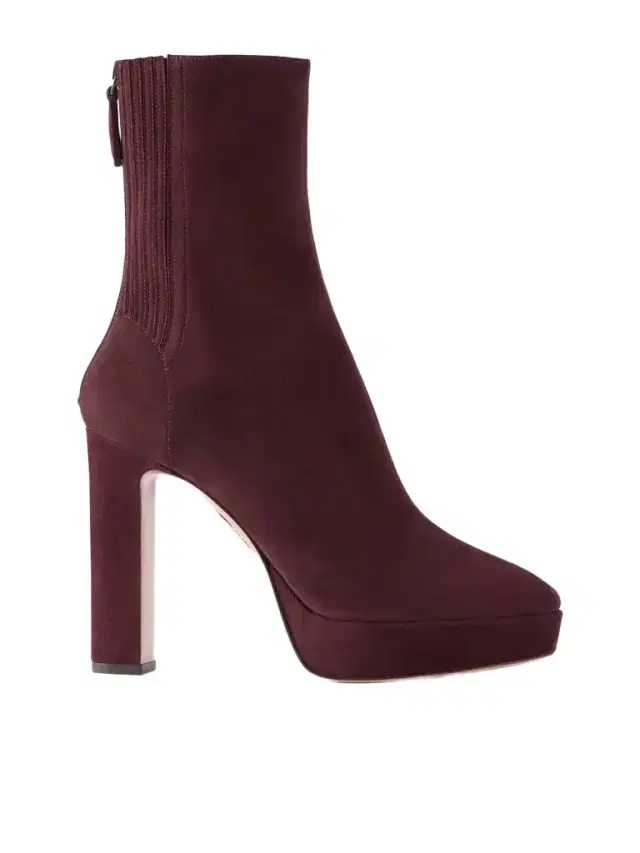 Aquazzura Martine 110 Suede Ankle Boots