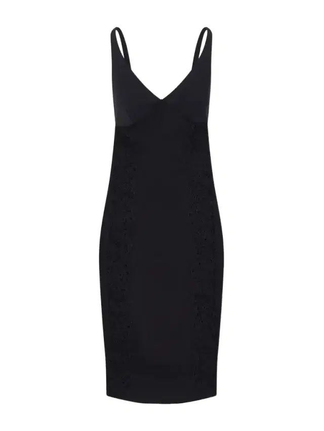 Stella McCartney Lace-trimmed Stretch-cady Mini Dress