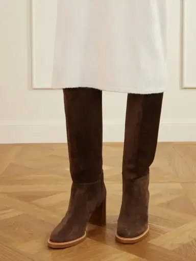 Gabriela Hearst Bocca 75 Suede Boots | Thumbnail 2 Gabriela Hearst Bocca 75 Suede Boots | Thumbnail 2