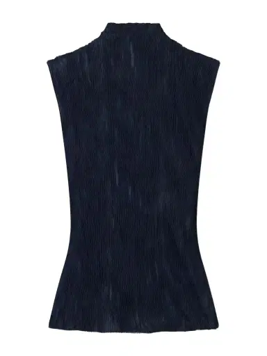 Issey Miyake Twist Plissé-chiffon Top | Thumbnail 1