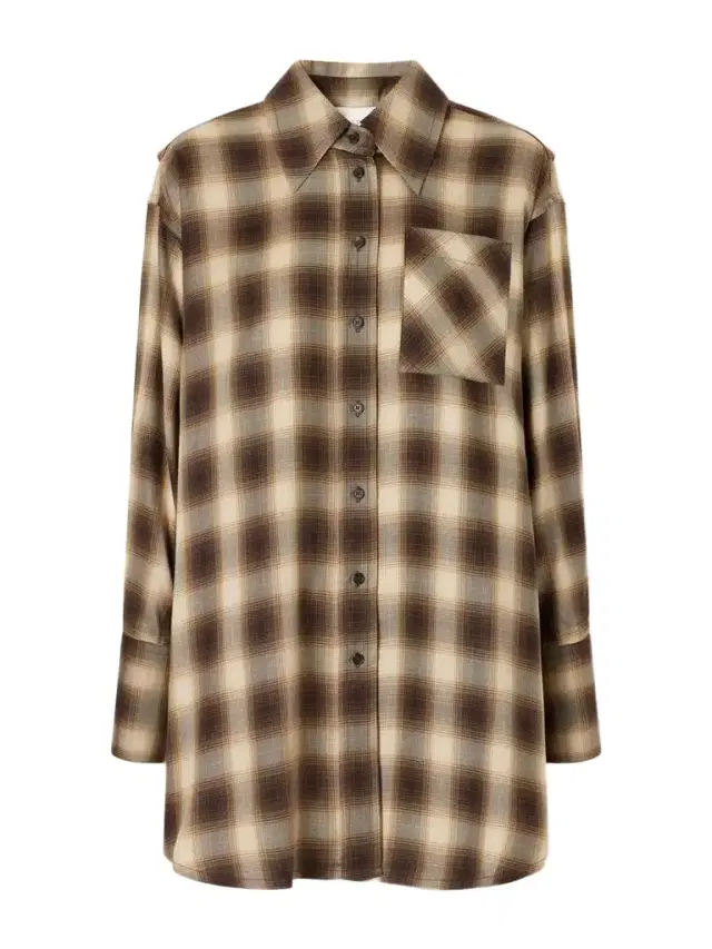 Co Checked Lyocell Shirt