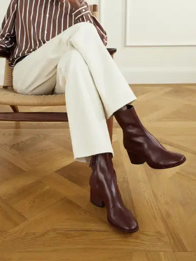 aeyde Ayla 65 Leather Ankle Boots | Thumbnail 2 aeyde Ayla 65 Leather Ankle Boots | Thumbnail 2